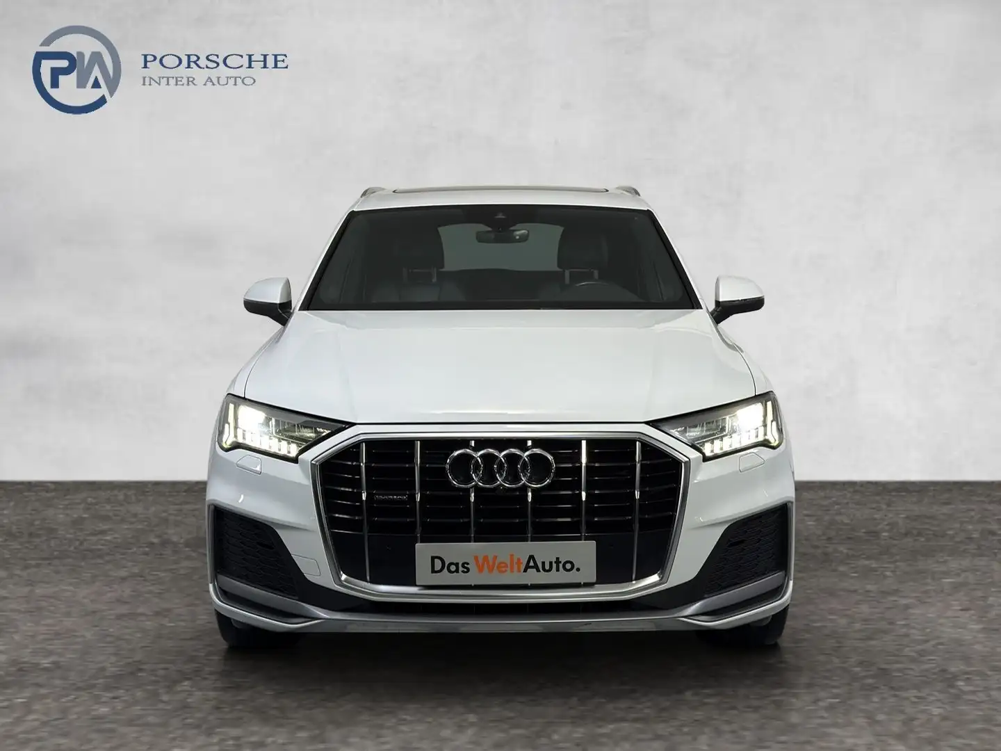 Audi Q7 45 TDI quattro S line Weiß - 2