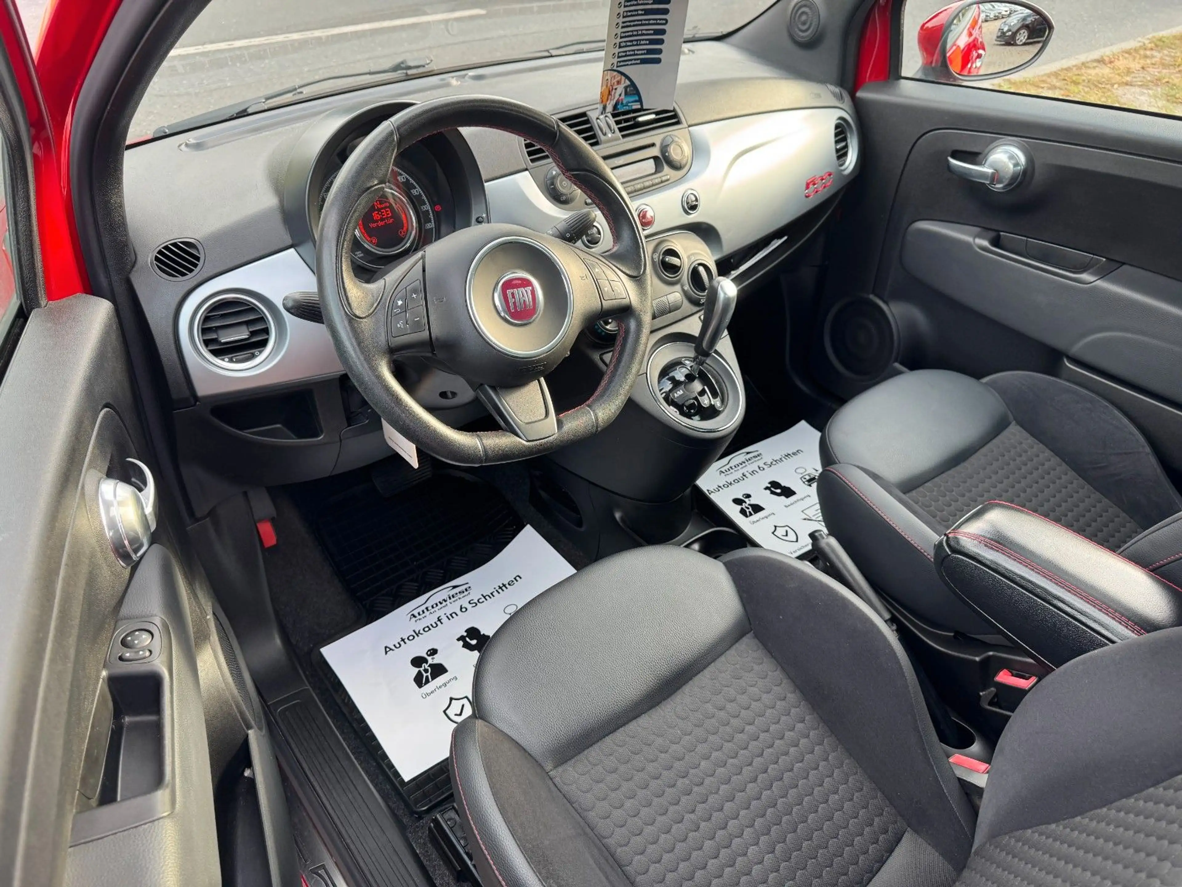 Fiat 500 S*Aut.*Panorama*Leder*PDC* — photo 10