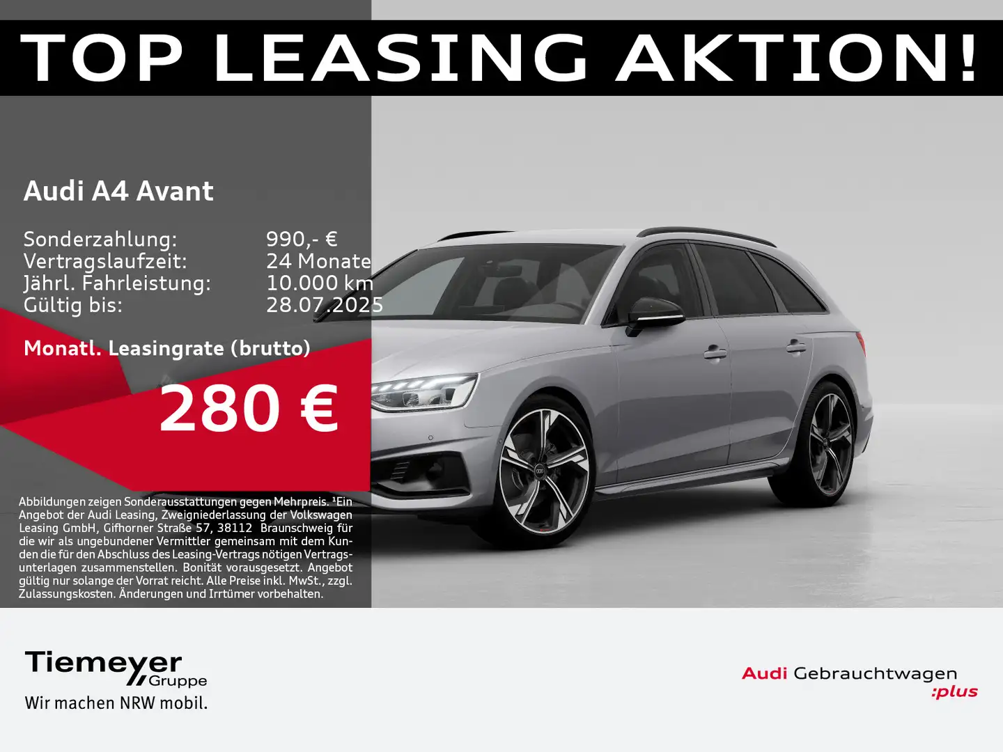 Audi A4 35 TFSI ADVANCED LM19 LED AHK 360° Silber - 1