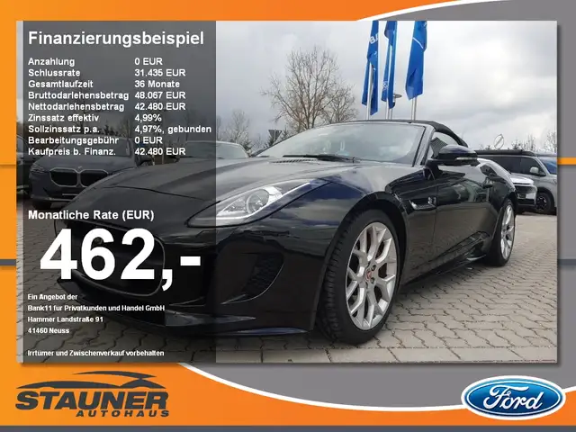 Jaguar F-Type Cabriolet P340 V6 NAvi Kamera PDC