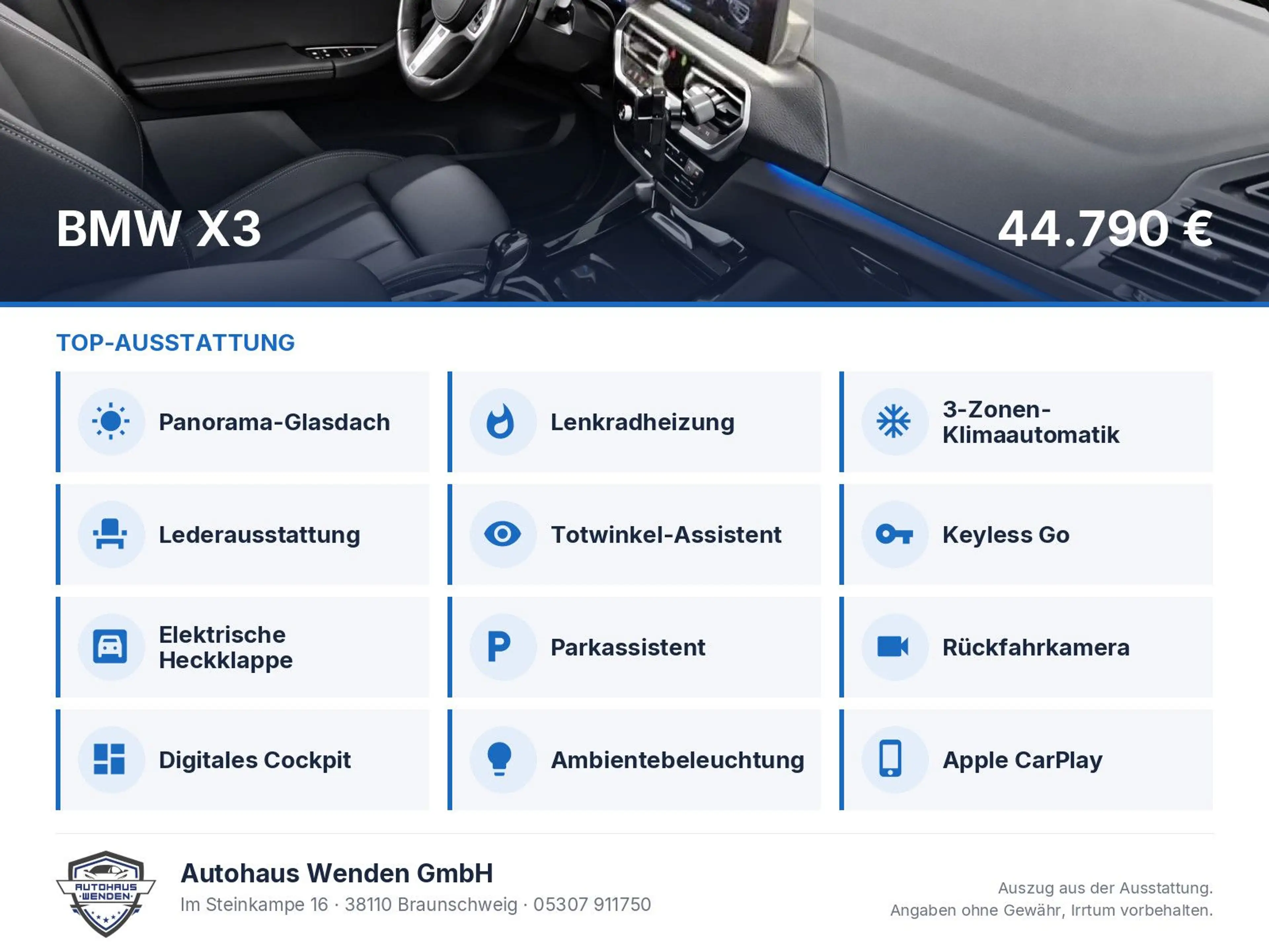BMW X3 xDrive30e M Sport/Panorama/Driving Assistant/ — photo 6