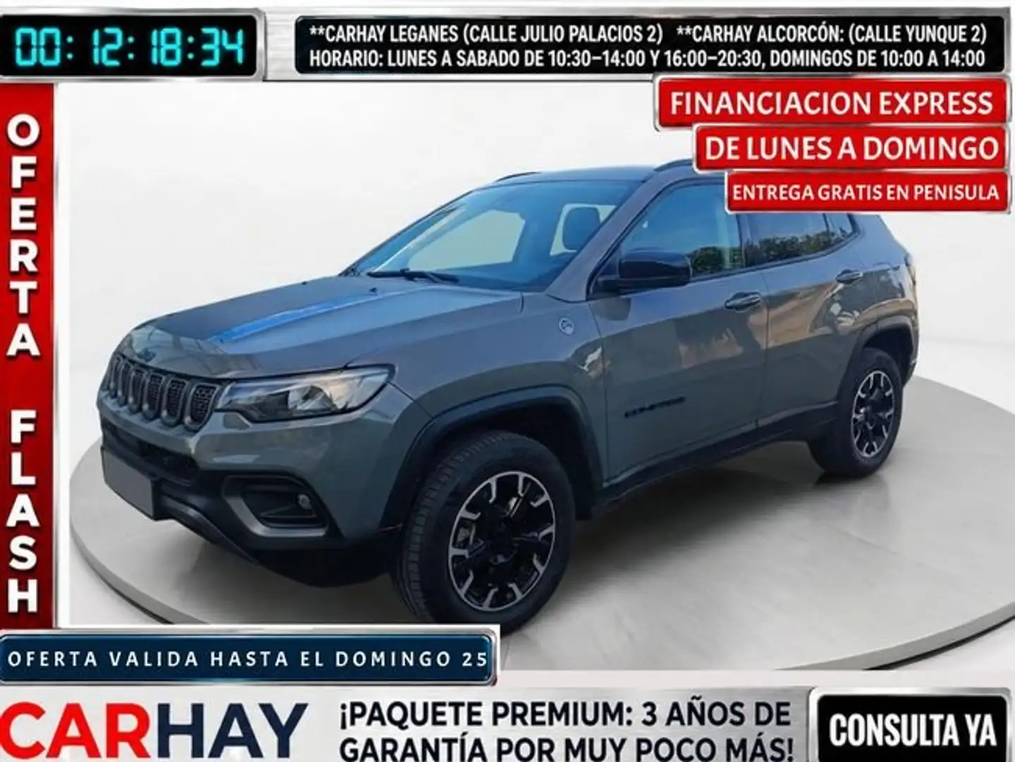 Jeep Compass Phev Thawk 1.3 PHEV 240CV Gris - 1