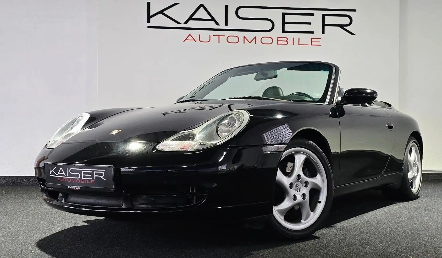 Porsche 996 CARRERA CABRIO*SCHALTER*ERST-60TKM*XENON*NAV Чёрный - 2