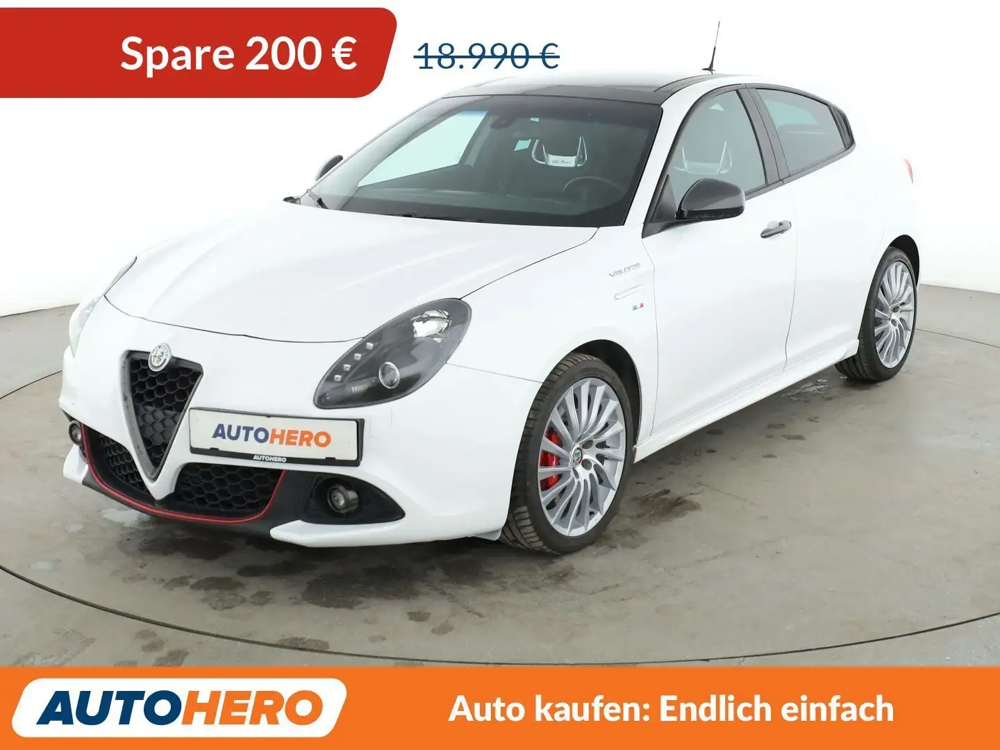 Alfa Romeo Giulietta 1.8 Turbo Veloce Aut.*NAVI*TEMPO*PDC*SHZ* Blanc - 1