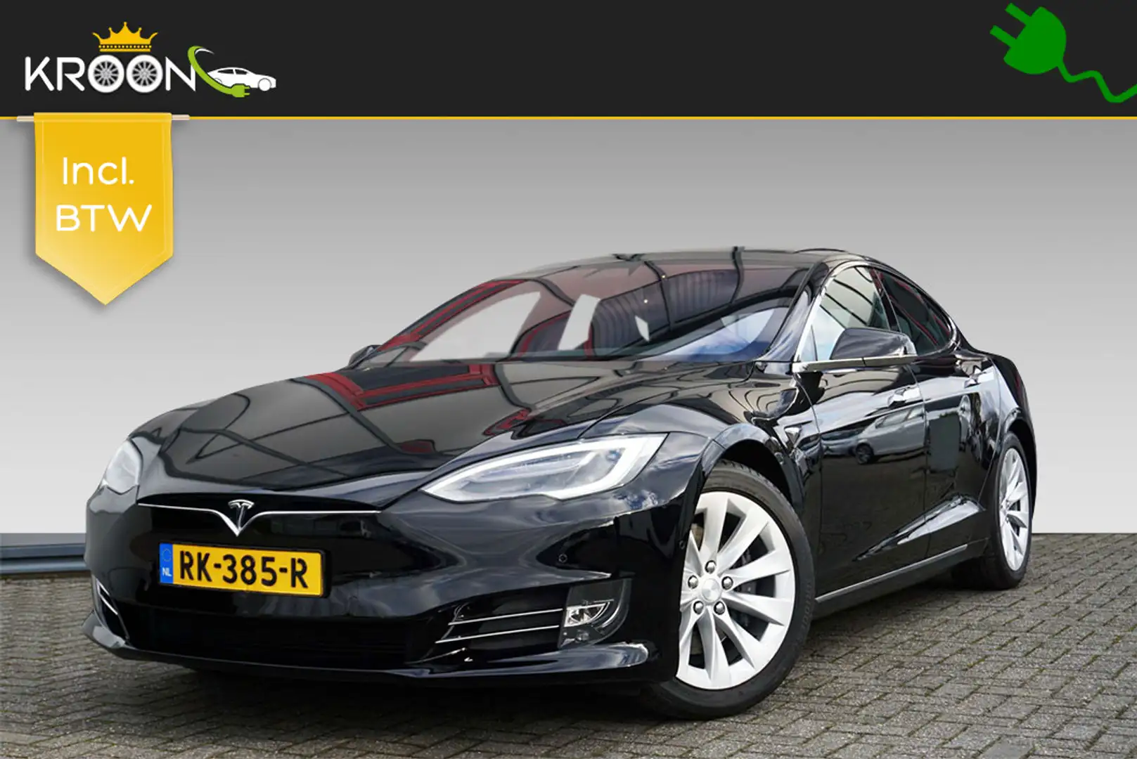 Tesla Model S 75 Business Economy Panorama incl. BTW! Czarny - 1