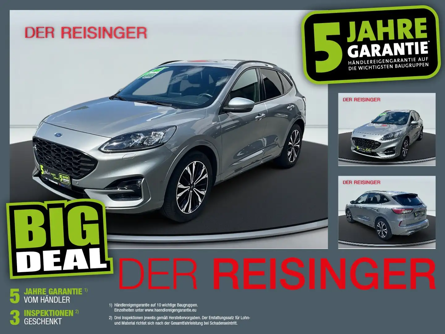 Ford Kuga 2.0 EcoBlue ST-Line X Silber - 1