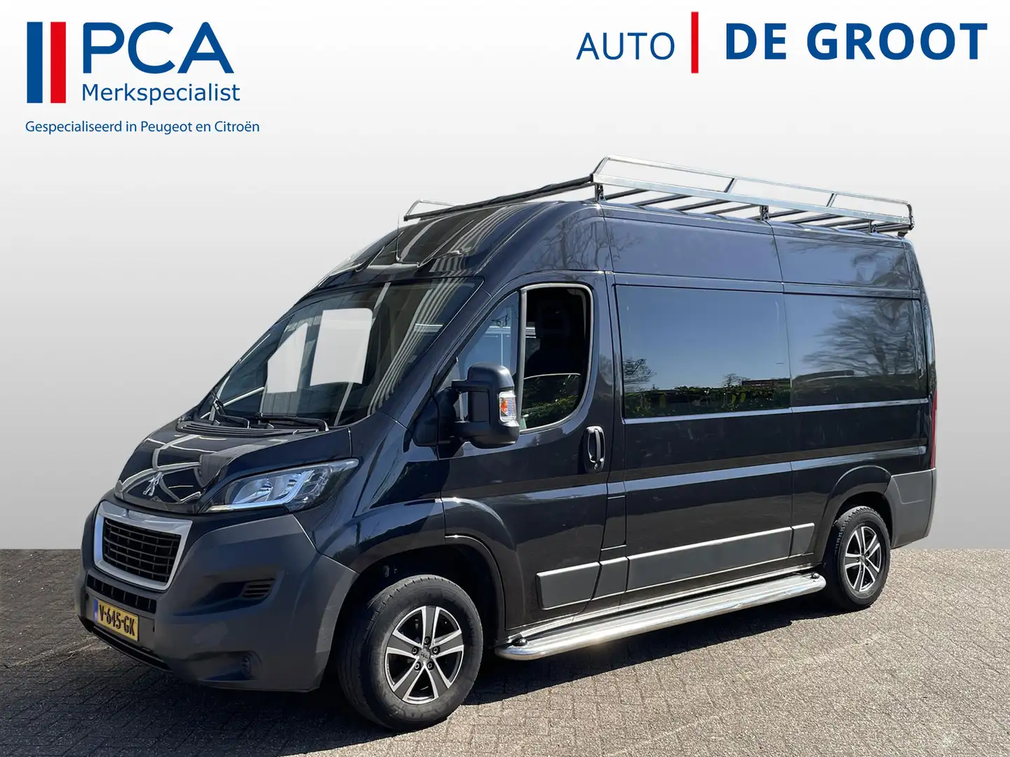 Peugeot Boxer Dubbel Cabine L2H2 BlueHDi 110PK Navi | Trekhaak Zwart - 1