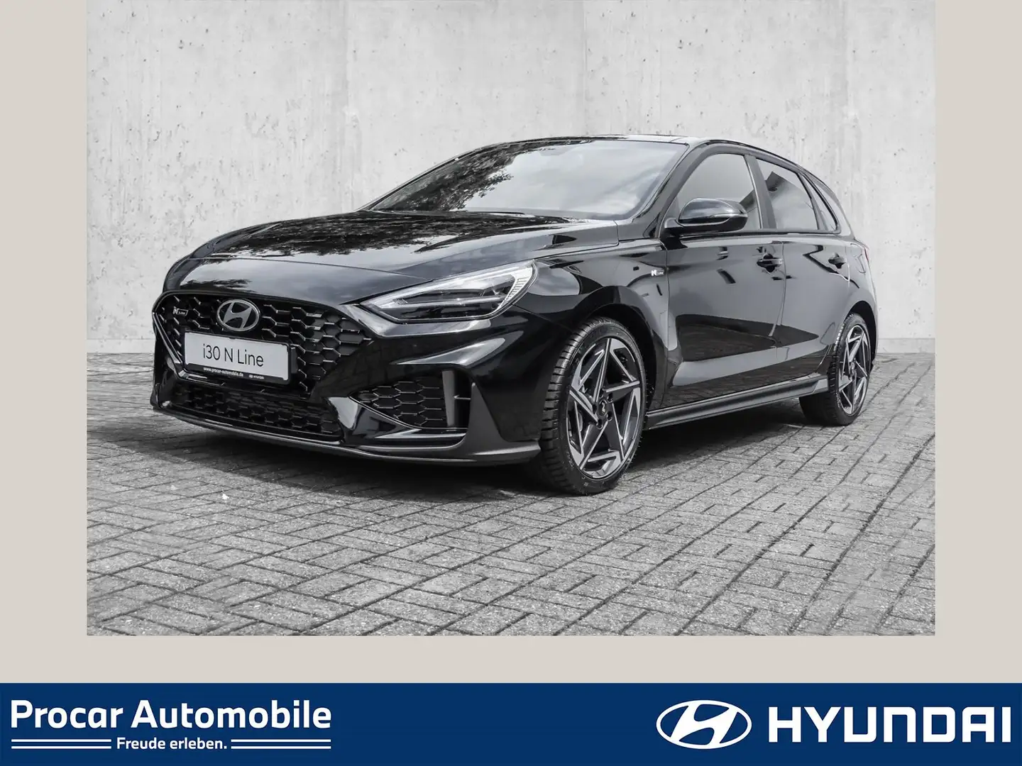Hyundai i30 N LINE1.5 T-GDI 7-DCT Sitz-Paket, Panoramadach Schwarz - 1