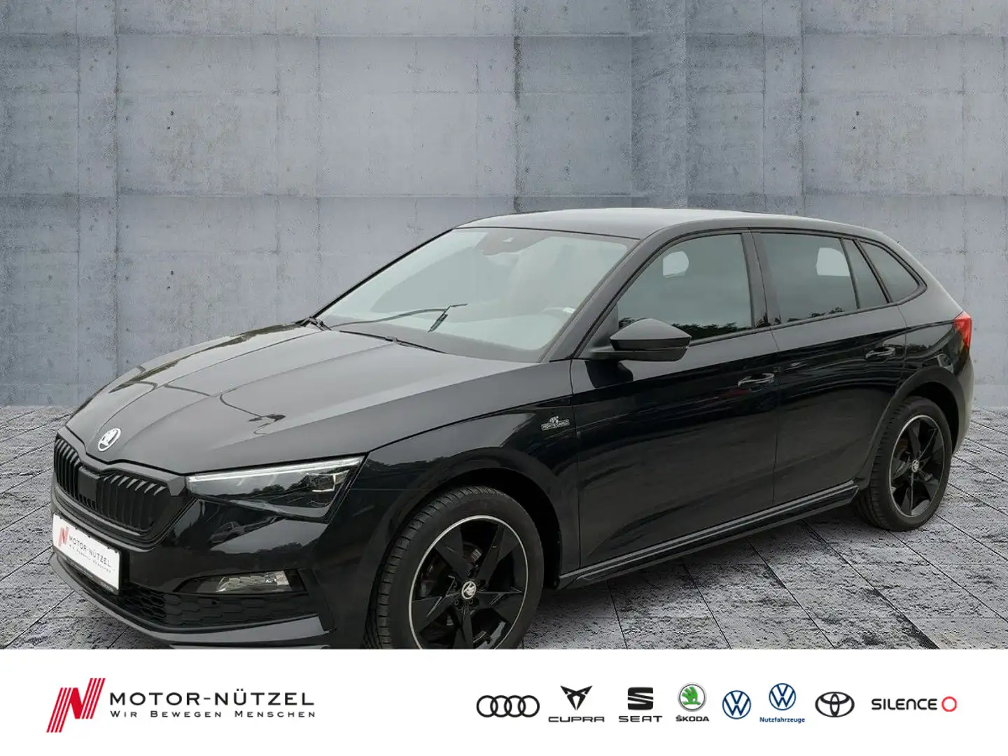 Skoda Scala 1.5 TSI MONTE CARLO LED+APP+SHZ+PDC+PANO Schwarz - 1