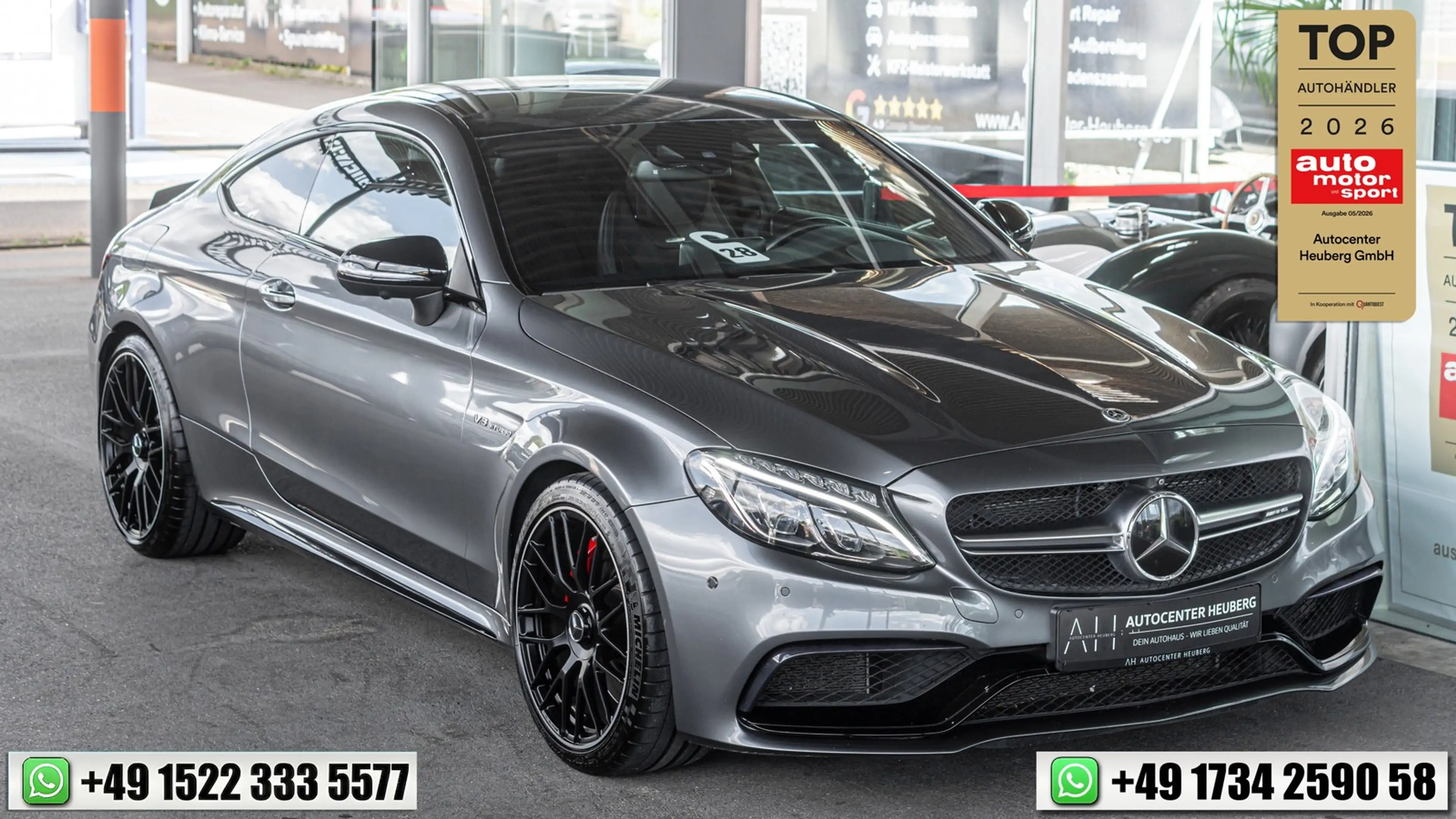 Mercedes-Benz C 63 AMG S*DRIVERSPCK*ACC*HUD*SPUR*360°*PANO*
