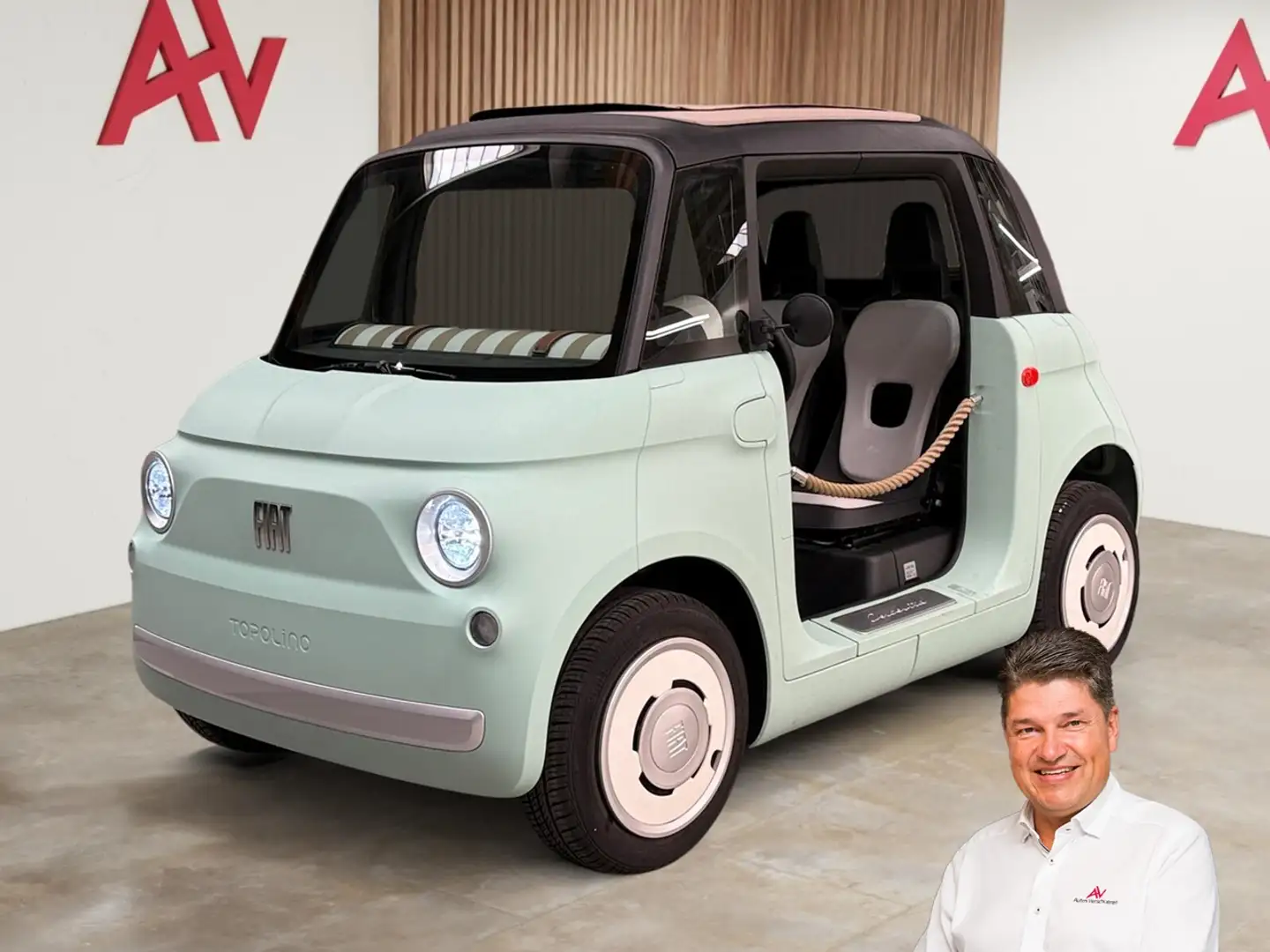 Fiat Topolino Dolcevita **LED | Open dak Verde - 1
