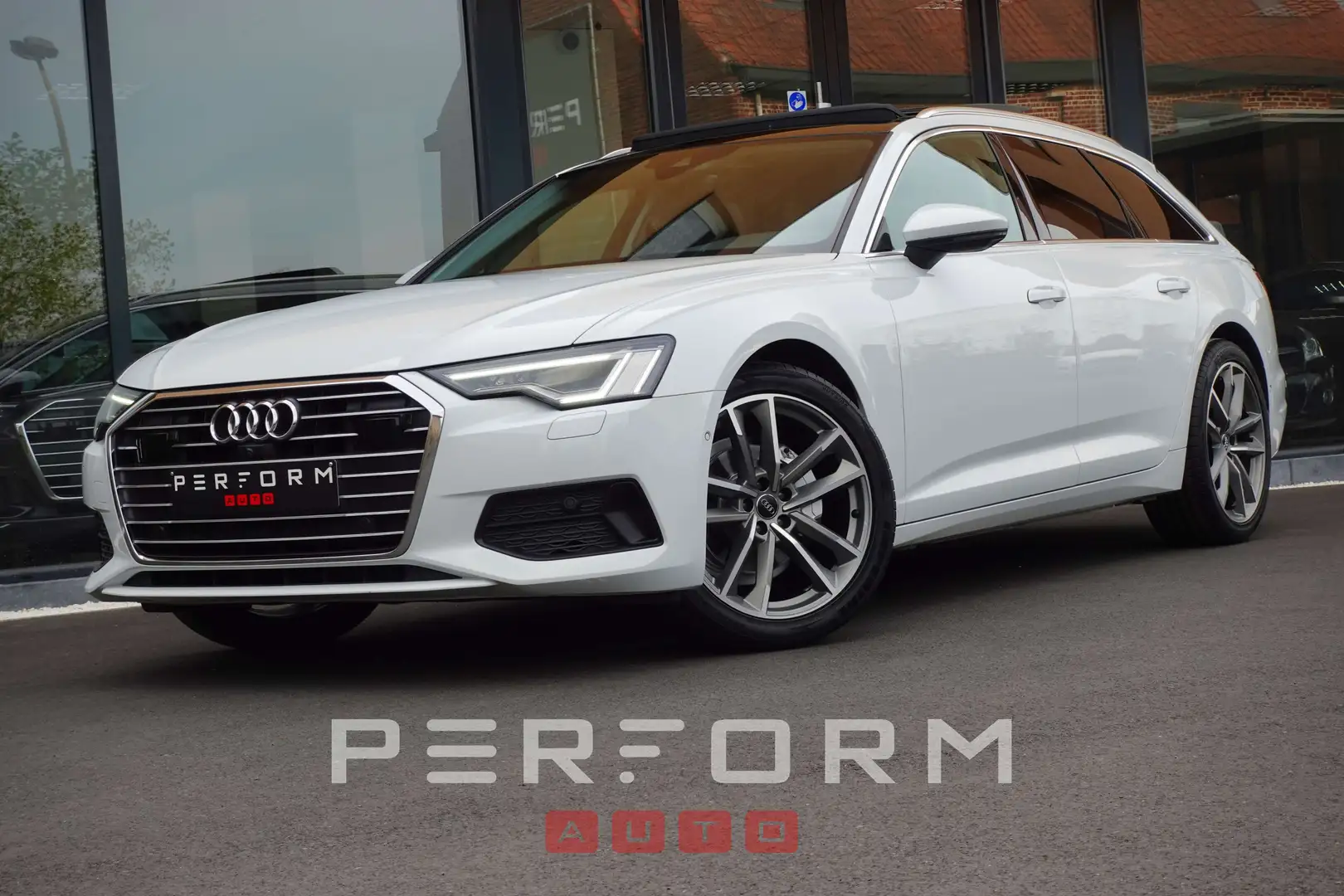 Audi A6 Avant 40 TDi Sport S tronic Blanc - 1