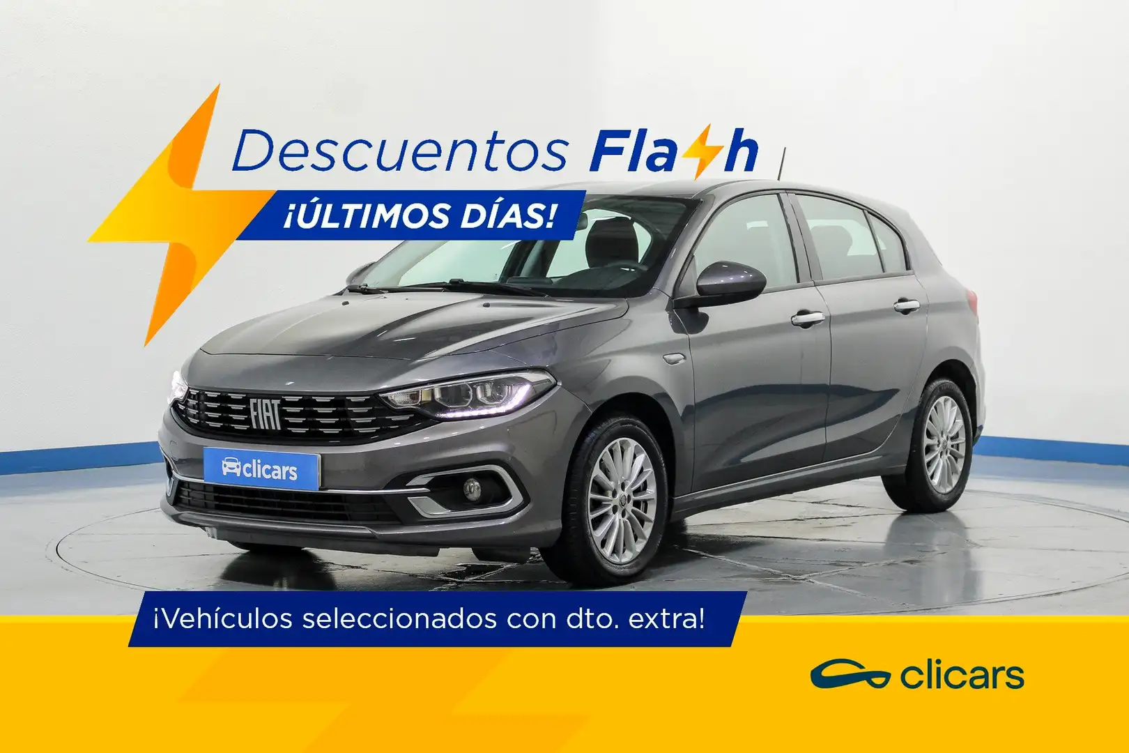 Fiat Tipo 1.6 Multijet Life 95KW Gris - 1
