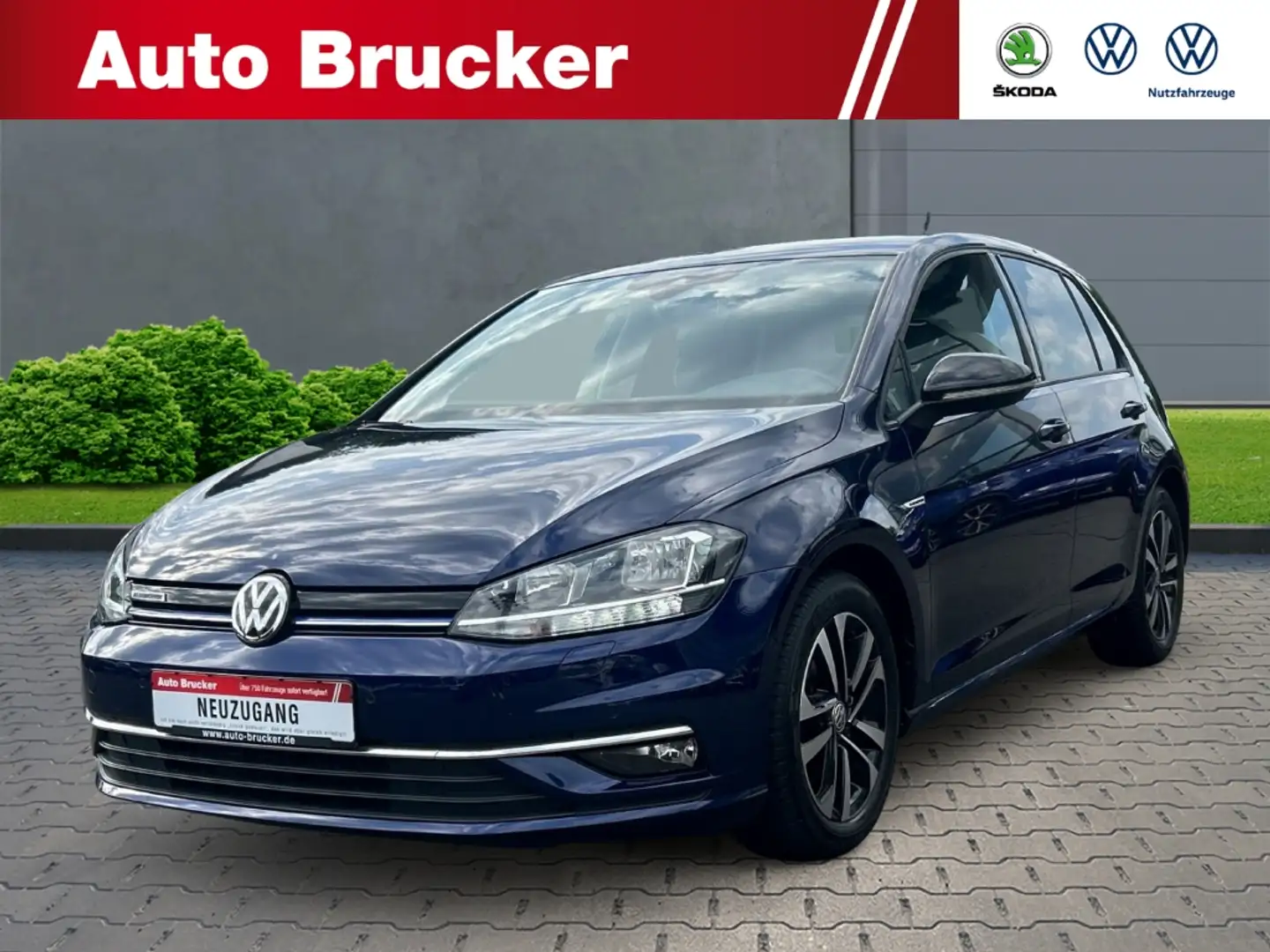 Volkswagen Golf VII IQ.DRIVE BlueMotion 1.5 TSI Stand-HZ+Navi+SHZ+ Blau - 1