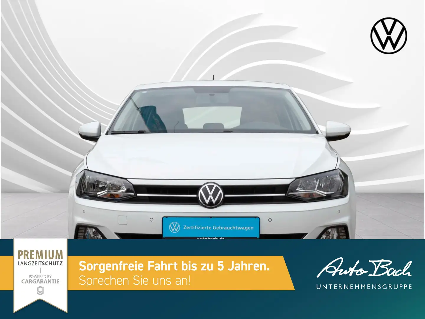 Volkswagen Polo 1.0 TSI Highline, Navi, Klima, Sitzheizung, Weiß - 2