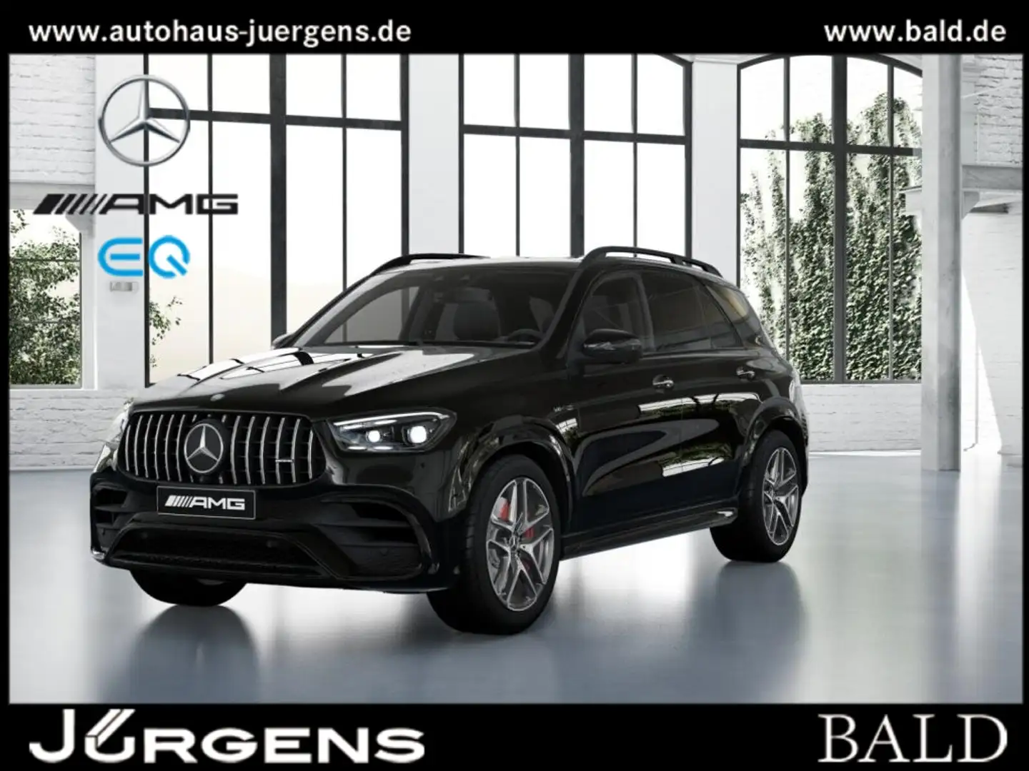Mercedes-Benz GLE 63 AMG S 4M+ Pano/Burm/Night/Sitzklima/Distr Schwarz - 1