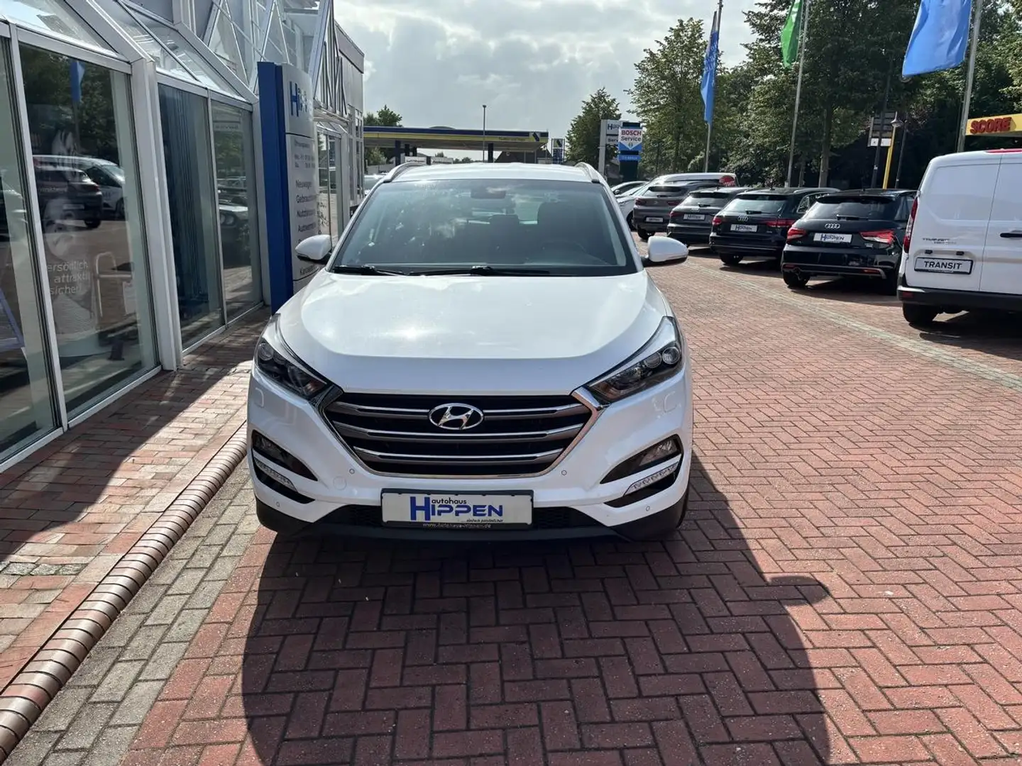 Hyundai TUCSON 1.6 Turbo 2WD Style Leder Navi, Sitzhzg vo+htn Blanco - 2