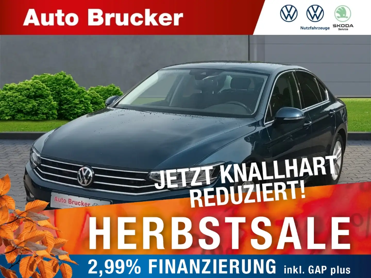 Volkswagen Passat Lim. Business 2.0 TSI+Elektr. Sitze+Rückfahrkamera Blau - 1