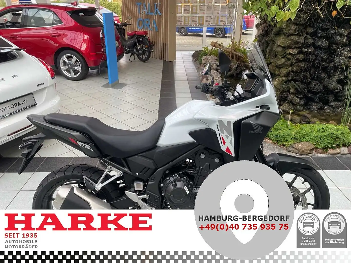 Honda NX 500 ABS Vorführer Blanc - 1