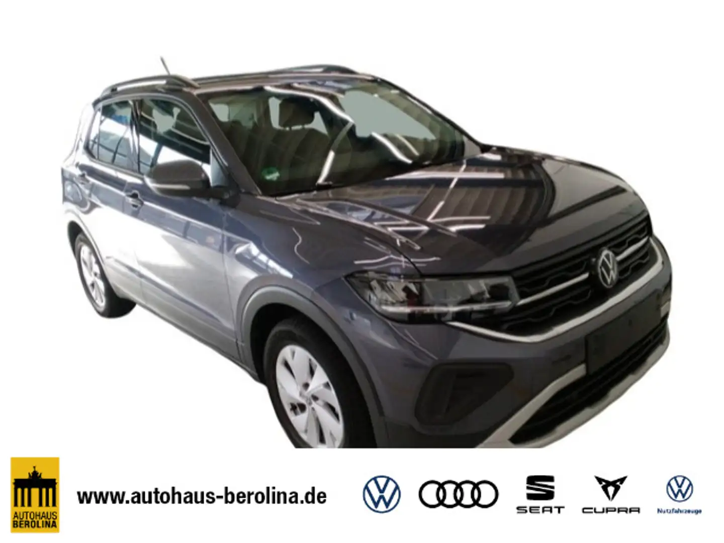 Volkswagen T-Cross 1.0 TSI Life DSG *IQ.DRIVE*App-Connect* Grau - 1