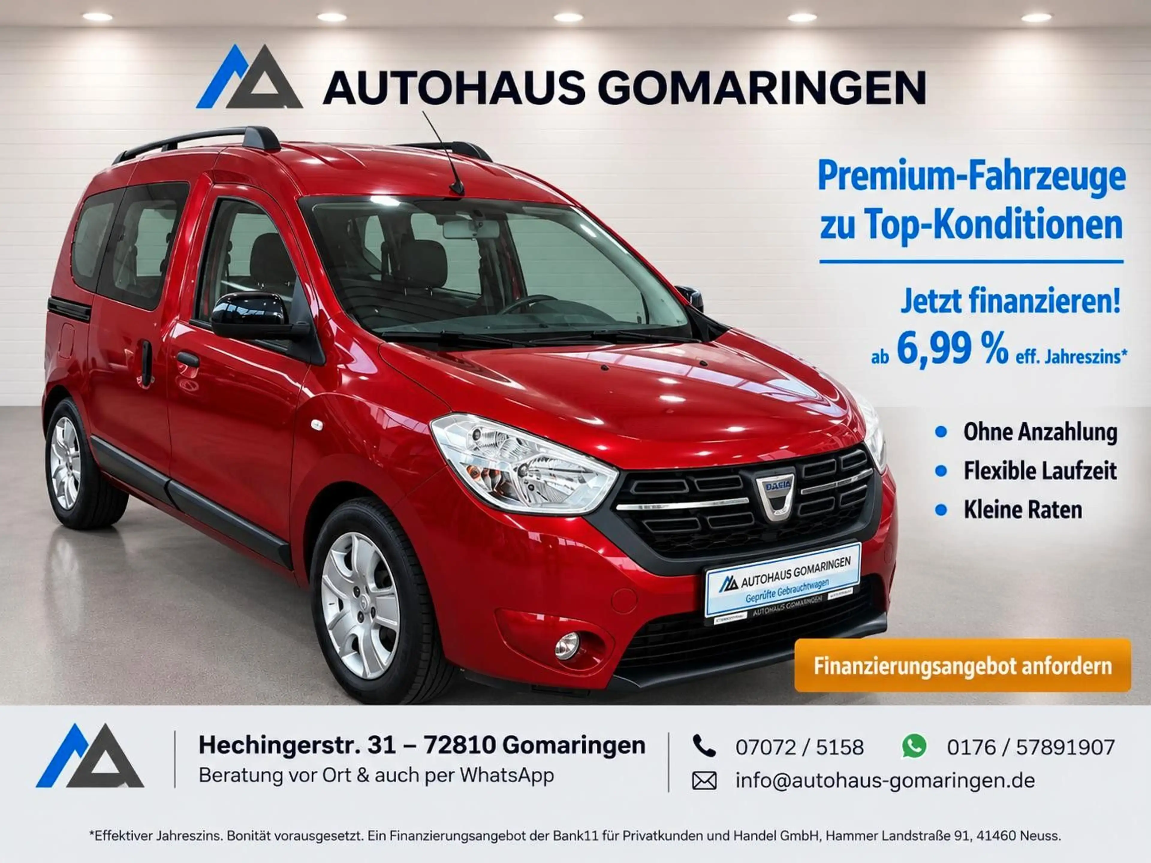Dacia Dokker Comfort*Klima*FES*TEMP*AHK*TÜV NEU*