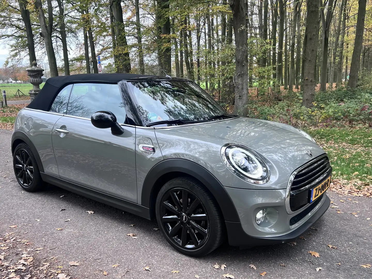 MINI Cooper Cabrio 1.5 Chili automaat met leren bekleding Сірий - 2