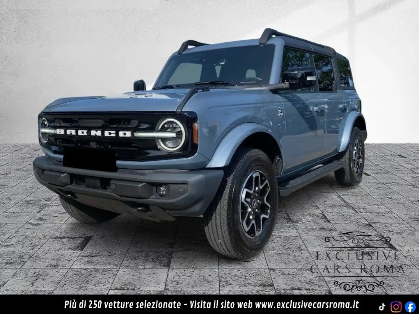 Ford Bronco 2.7 EcoBoost V6 335CV Outer Banks Blau - 1