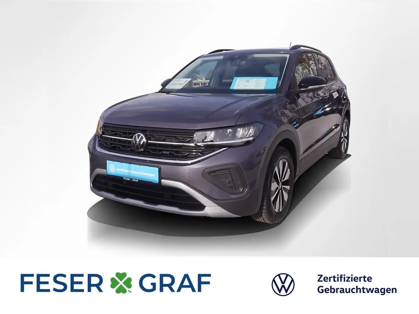 Volkswagen T-Cross 1.0 TSI Goal DSG AHK App-Connect RüKa Grau - 1