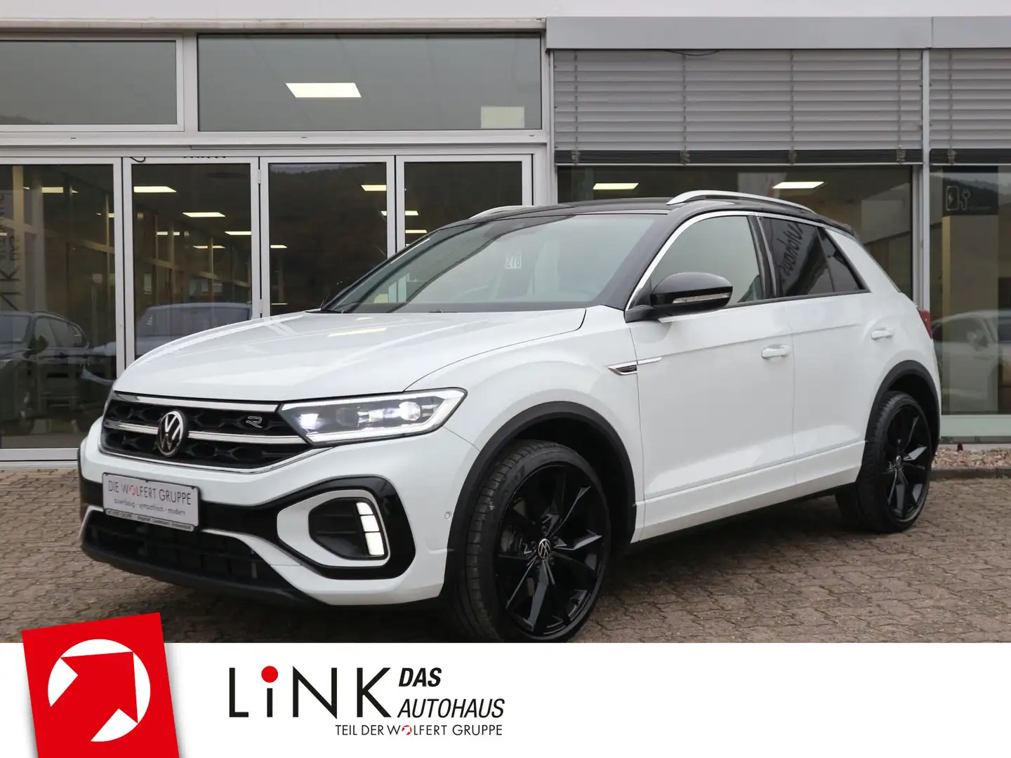 Volkswagen T-Roc R-Line 1.5 TSI DSG AHK RFK STHZG NAVI Weiß - 1