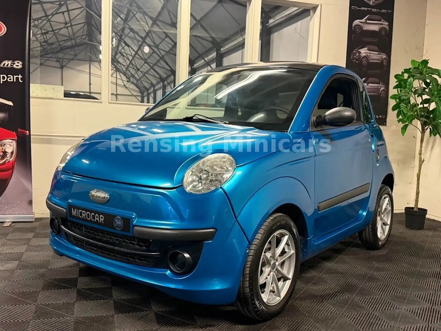 Microcar Due Fiat 500 Look Mopedauto Microcar 45 KM Kék - 2