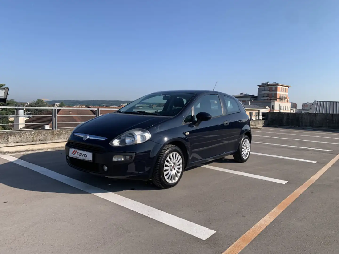 Fiat Punto Evo 1.2 8V 65CH DYNAMIC 3P Bleu - 1