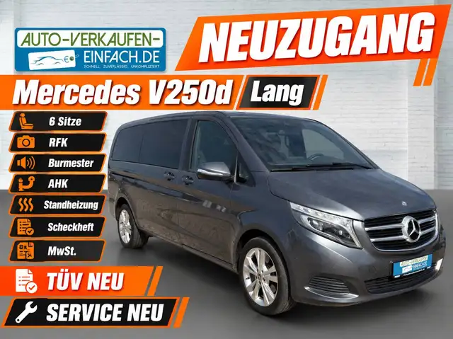 Mercedes-Benz V 250 V250 d,Autom,6S,SH,RFK,AHK,Burmester,MwSt,LED