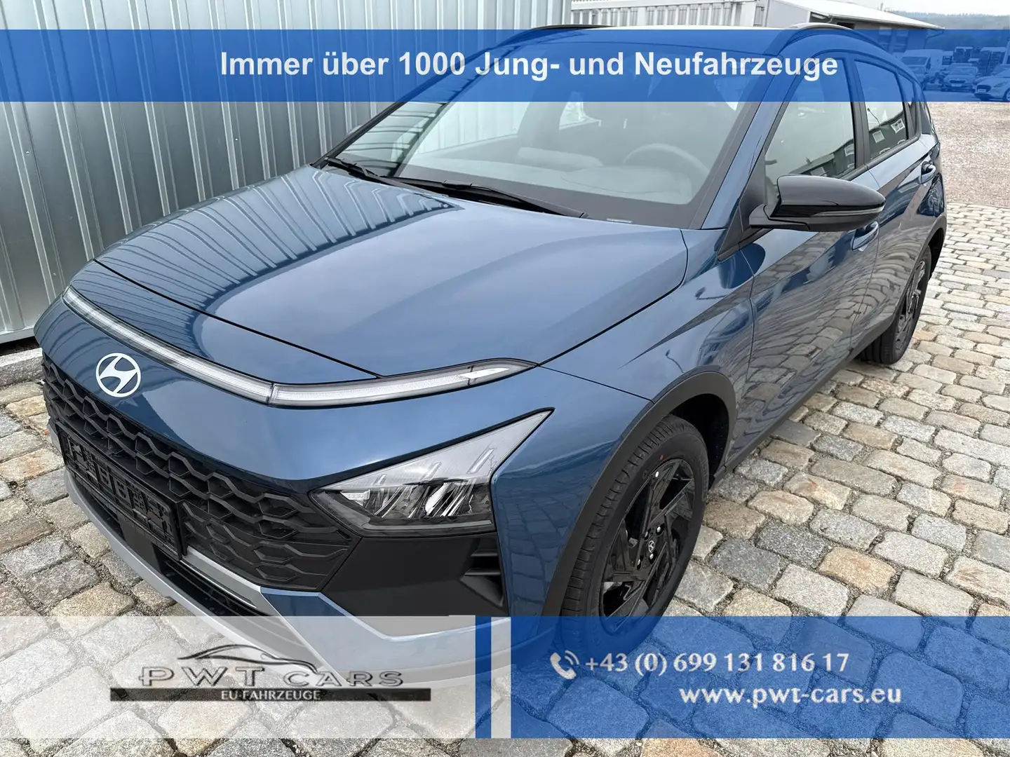 Hyundai BAYON GO PLUS! 1.0 T-GDI 66 kW (90 PS) DCT7 -PDC-Kam... Blau - 1