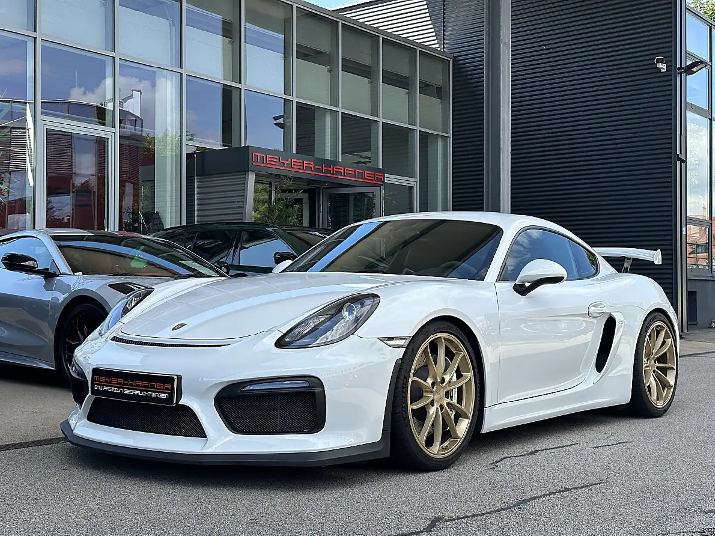 Porsche Cayman GT4 3,8l / Carbonschalensitze / Capristo / 20" Weiß - 2