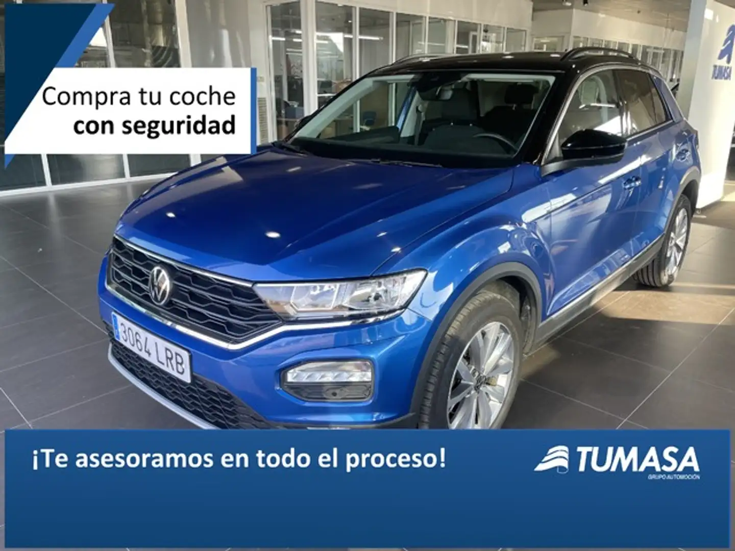Volkswagen T-Roc 1.0 TSI Advance 81kW Blauw - 1