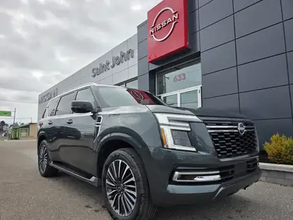 Gray 2026 Nissan Armada Platinum Reserve 4WD SUV / Crossover Four-Wheel Drive