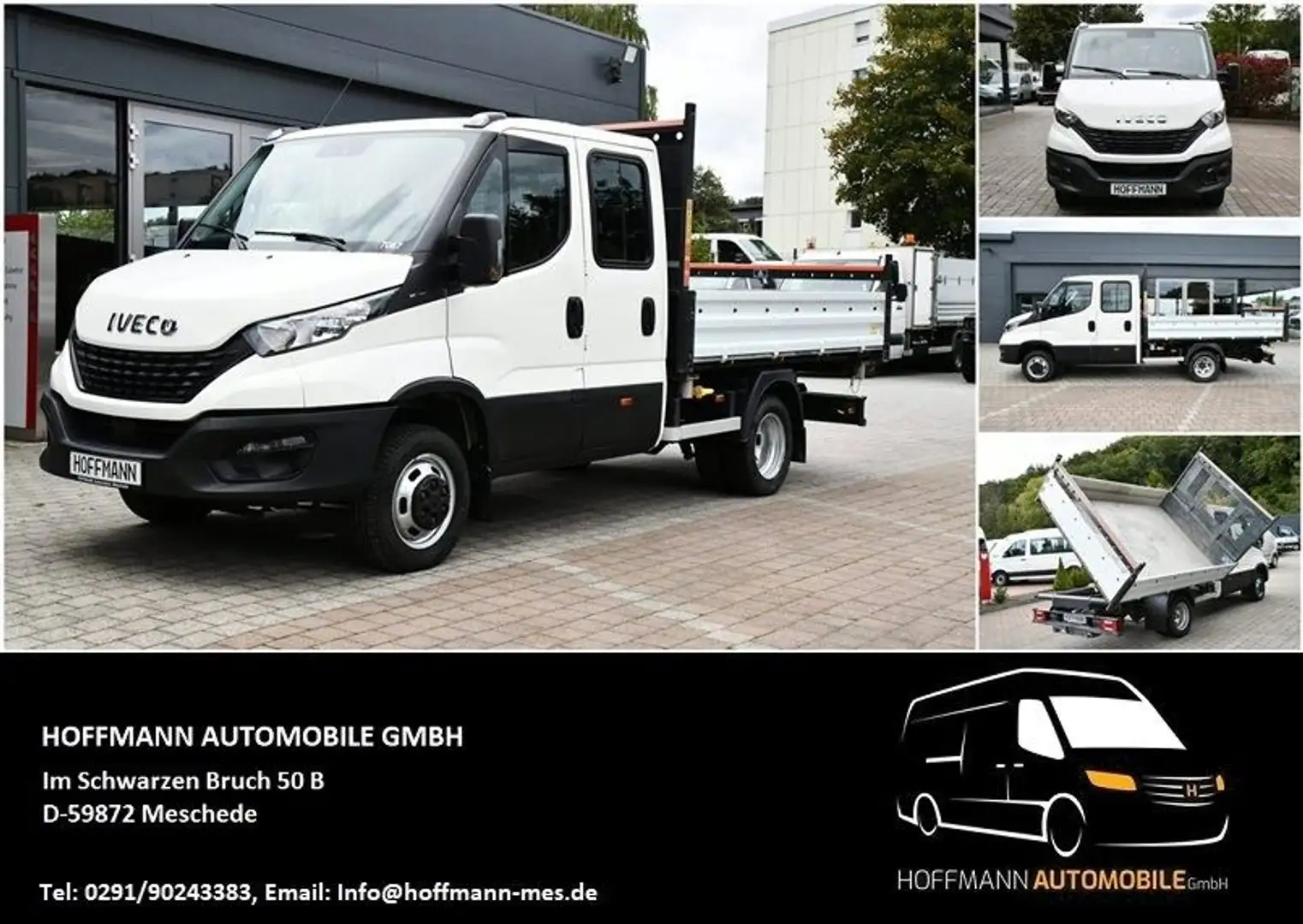 Iveco Daily 50C180 Doka/Dreiseitenkipper 5,2t Kipper Blanc - 1