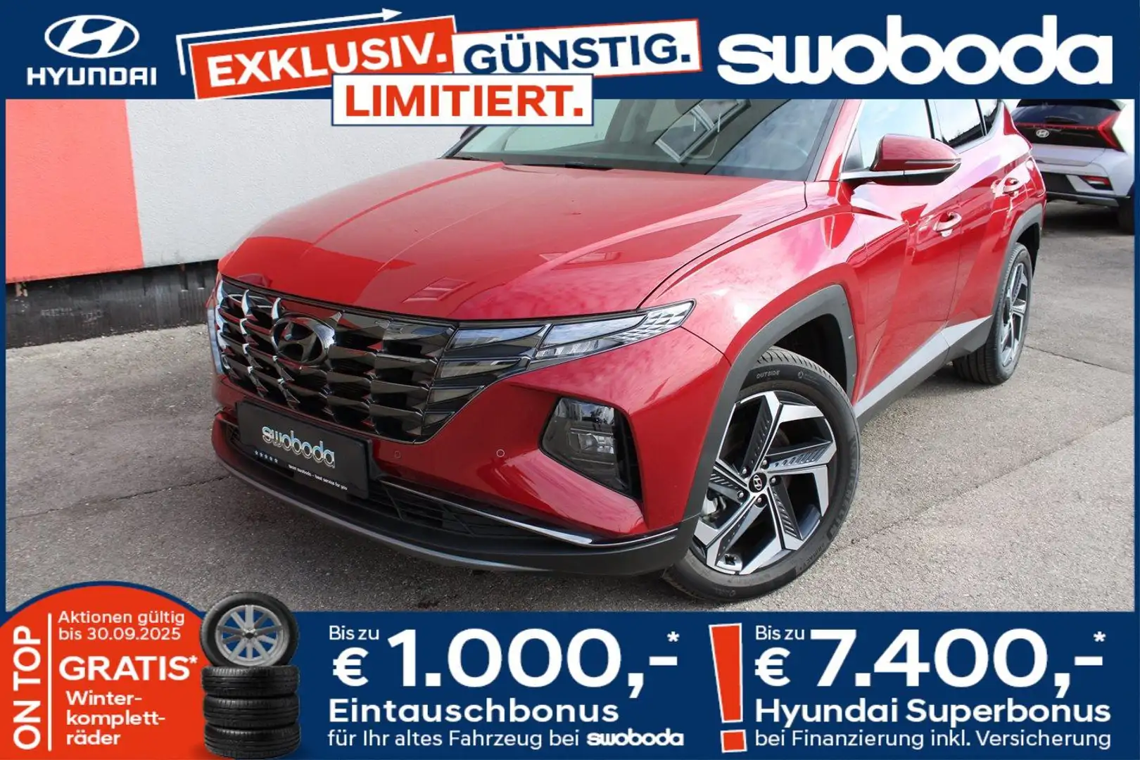 Hyundai TUCSON Tucson NX4 Prestige Line 1,6 T-GDi HEV 2WD AT t1hp Rojo - 1