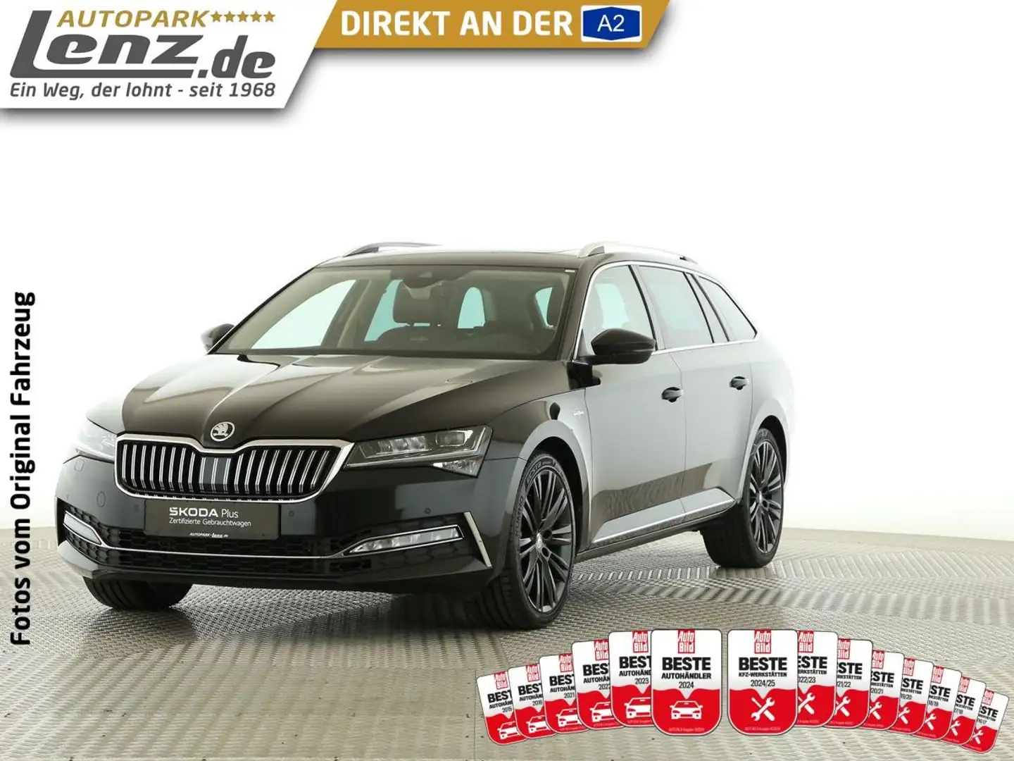 Skoda Superb Combi L&K 4x4 Matrix Navi AHK Pano ACC VC Schwarz - 1