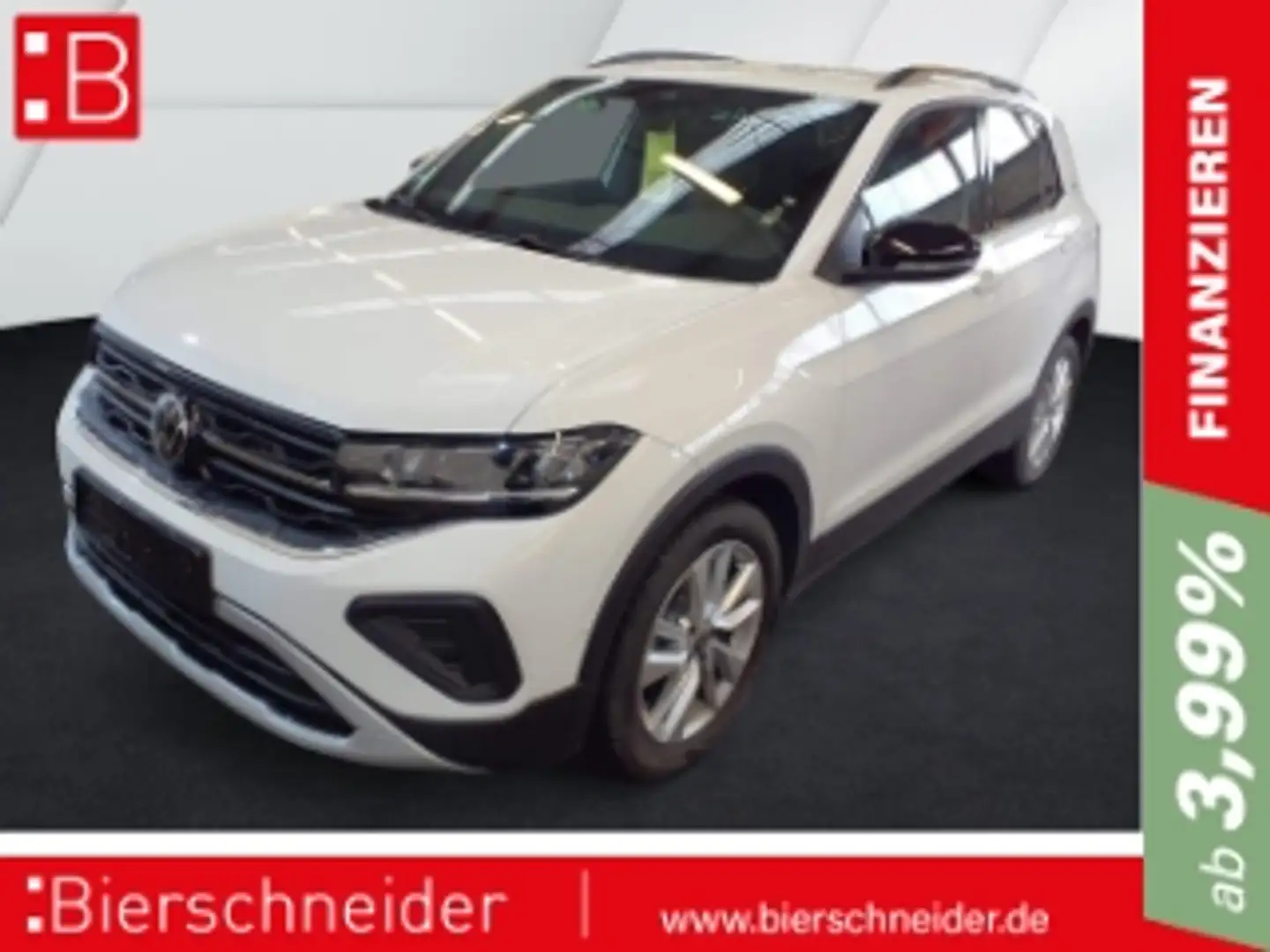 Volkswagen T-Cross 1.0 TSI DSG Goal AHK ACC LED NAVI Weiß - 1