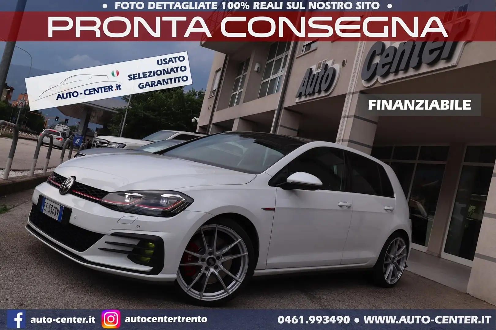 Volkswagen Golf GTI 7.5 GTI Performance 2.0 TSI DSG 5p *TETTO PELLE Bianco - 1