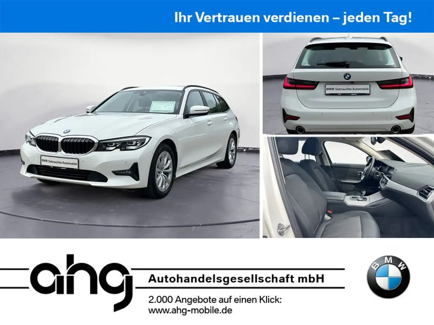 BMW 318 i Touring Advantage Navi Aut. Rückfahrkamera Blanco - 1