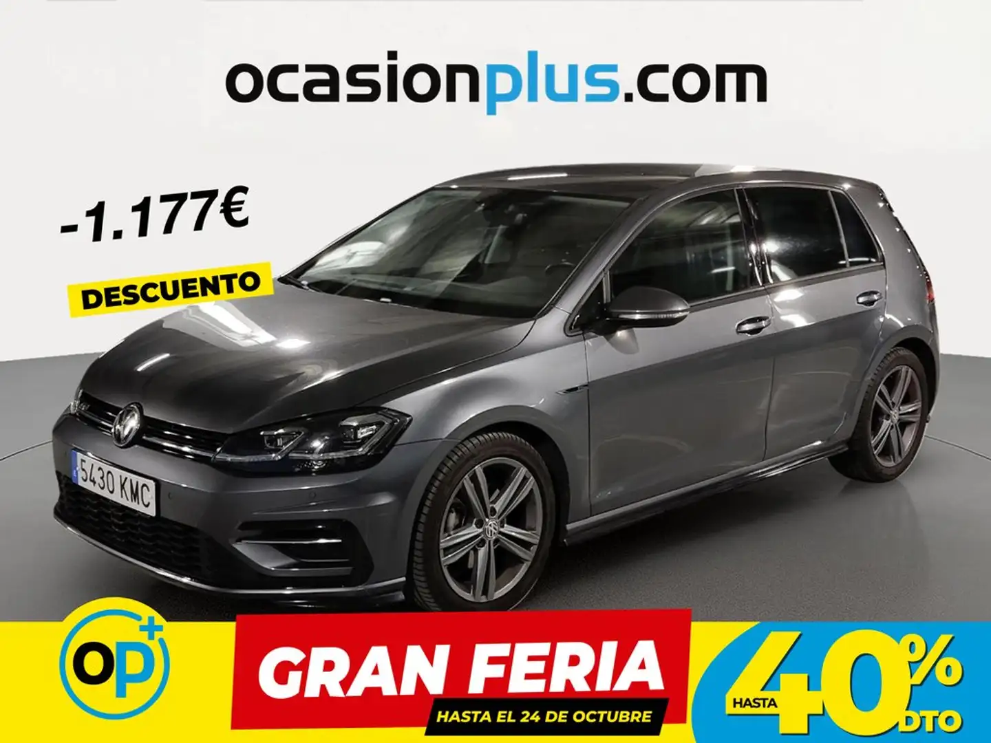 Volkswagen Golf 1.4 TSI Sport 92kW Gris - 1