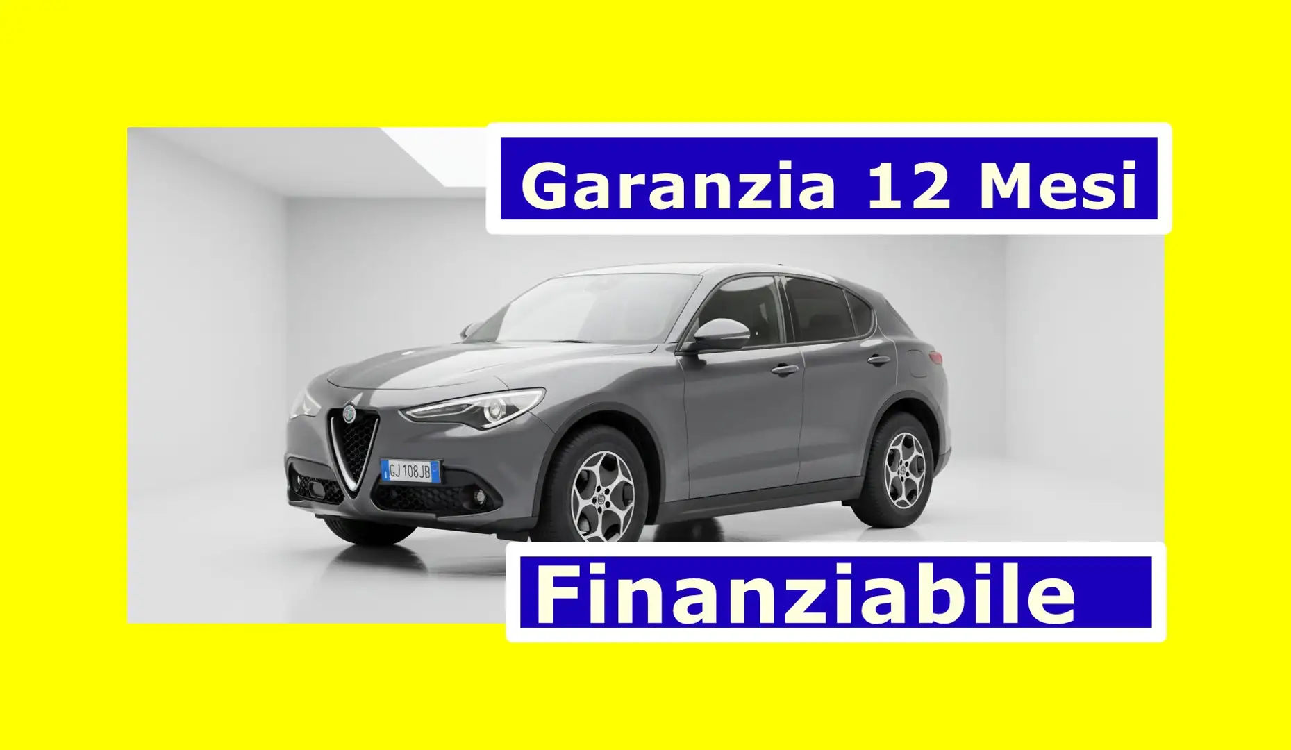 Alfa Romeo Stelvio 2.2 Turbo Diesel 160CV Super AT8 RWD 2022 Gris - 1