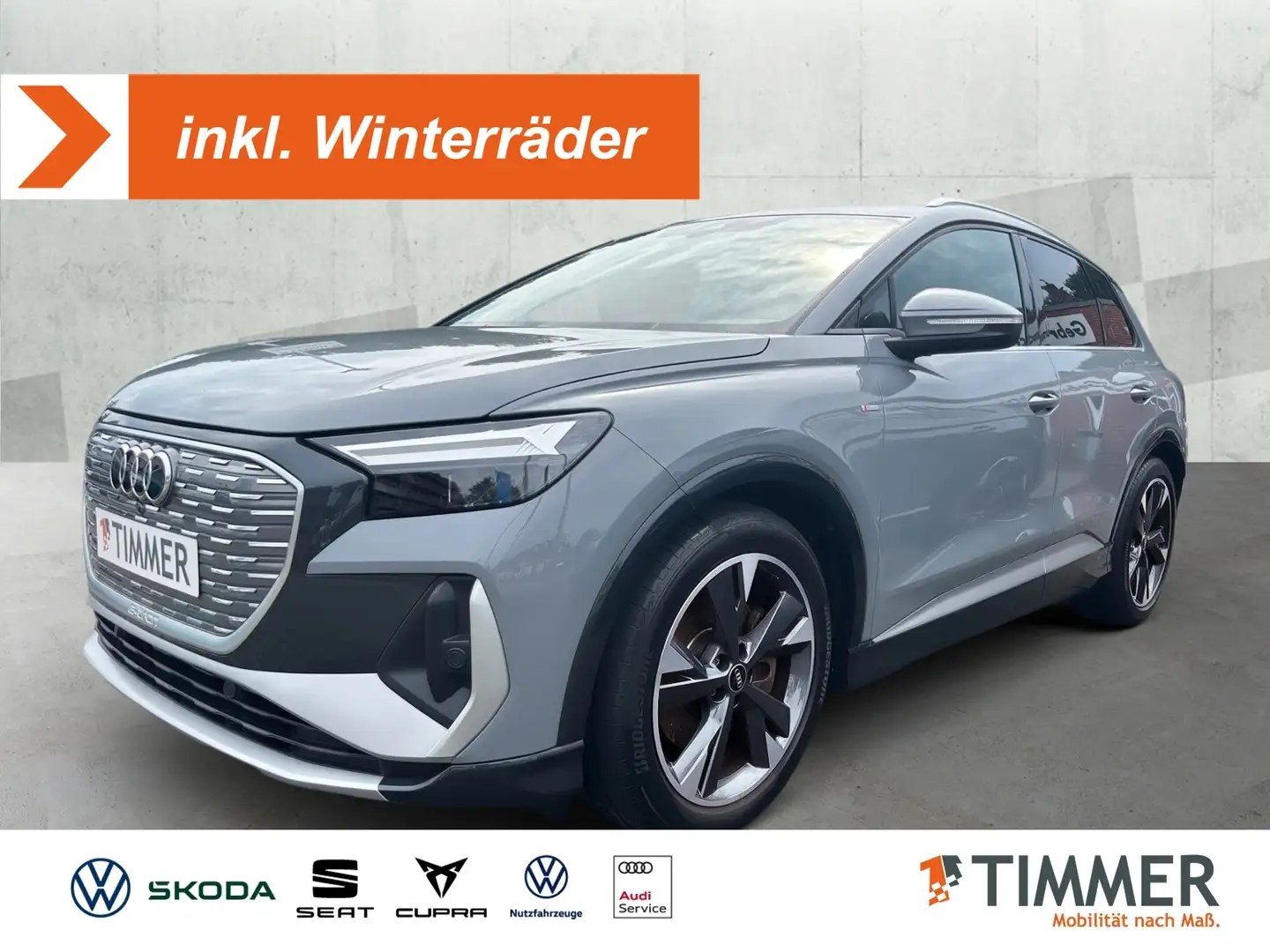 Audi 40 e-tron S Line *EXT*INT*82kWh*NAVIPLUS*SOUND*20 Grau - 1