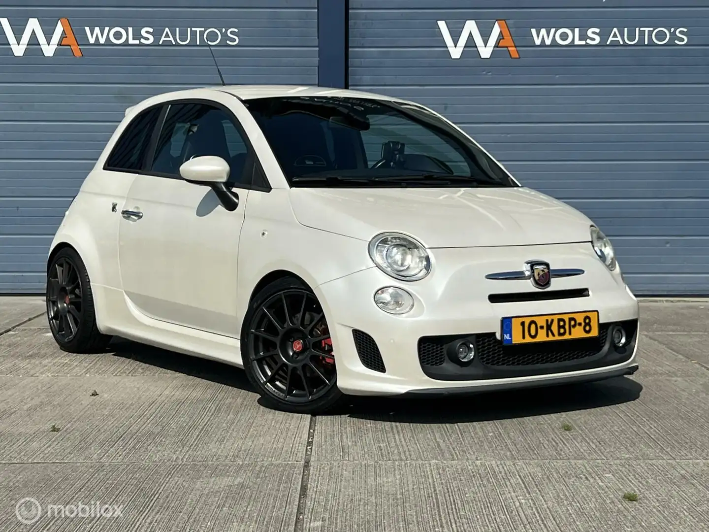 Fiat 500 Abarth 1.4-16V 135PK / NL AUTO / NAVI / PARELMOER! Wit - 1