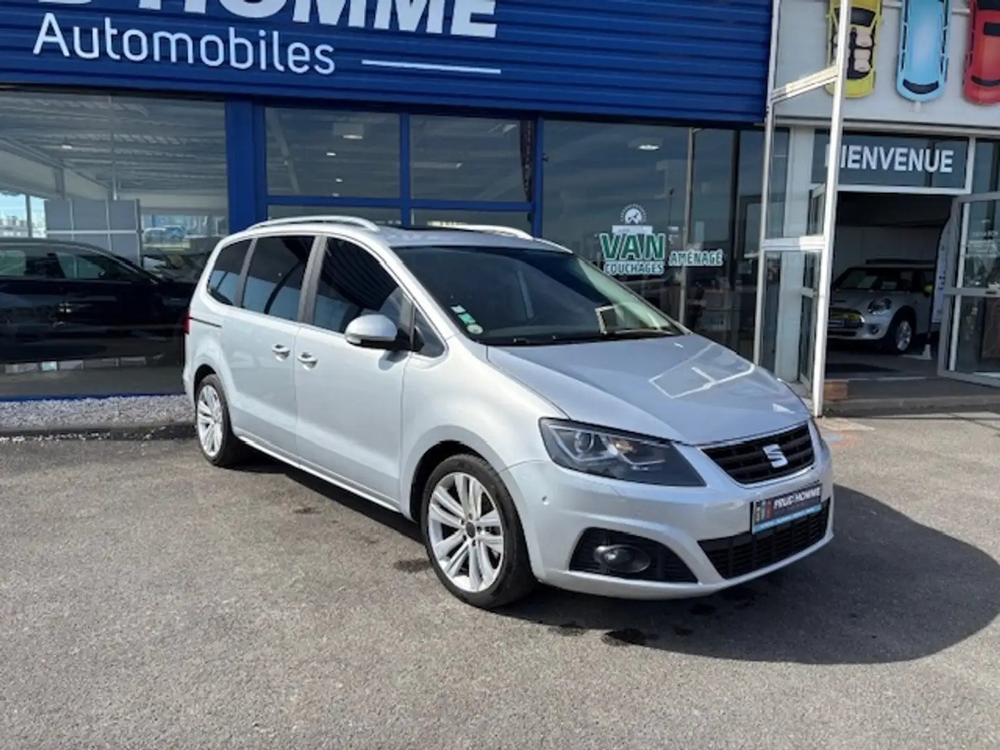 SEAT Alhambra 2.0 TDI 150CH FAP PREMIUM DSG 7PLACES Gris - 2