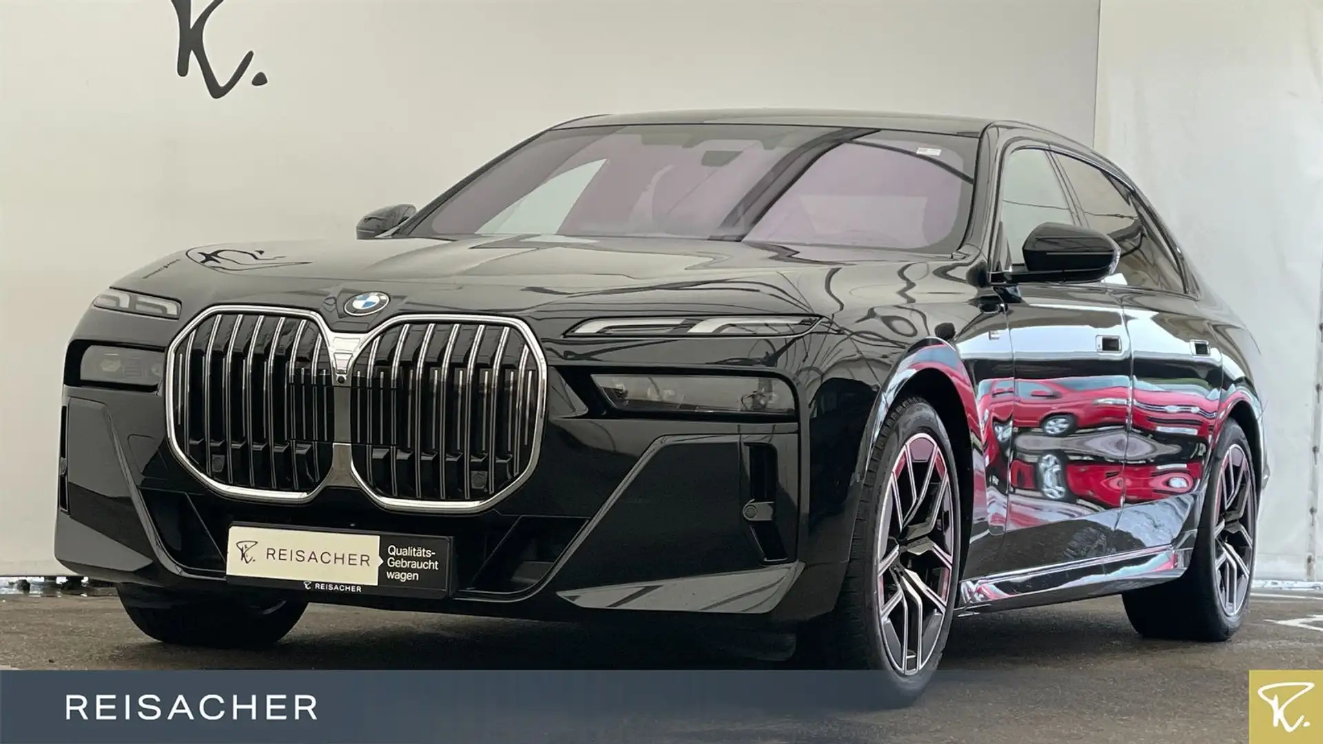 BMW 740 d A xDrive MSport IAL SkyLou ACC+ 360 HuD 20" Noir - 1