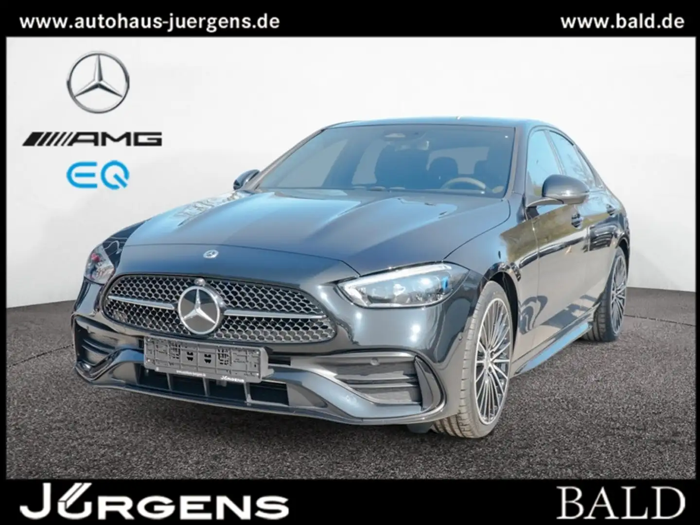 Mercedes-Benz C 180 AMG-Sport/DIGITAL/360/Pano/AHK/Night/19' Schwarz - 1