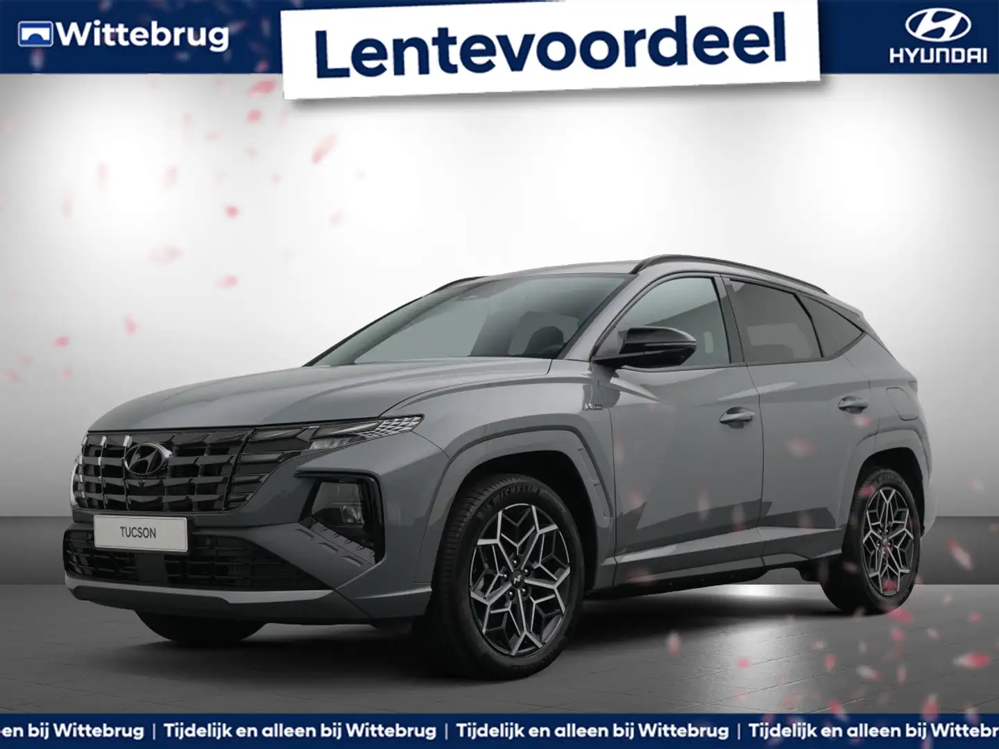 Hyundai TUCSON 1.6 T-GDI PHEV N Line 4WD Plug-In Hybride, Navigat Grijs - 1